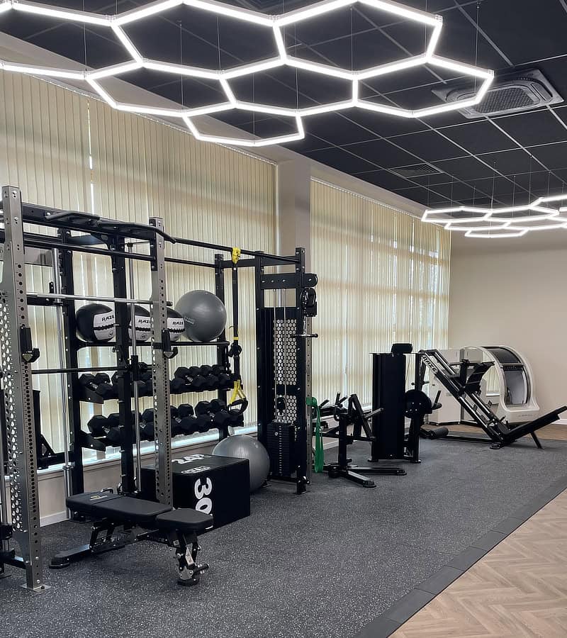 physiotherapy exercises equipment at Hanbury Health in Milton Keynes